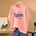 2026 hot style recommended 100% cotton short sleeve t-shirt women’s american retro bottoming shirt v