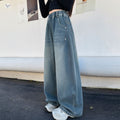 Girls' Solid Wide-Leg Curved Jeans - Fall 2026