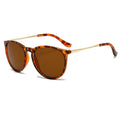 New Fashionable Round Oversized Unisex Western Influencer Style Metal Aviator Retro Women Sunglasses