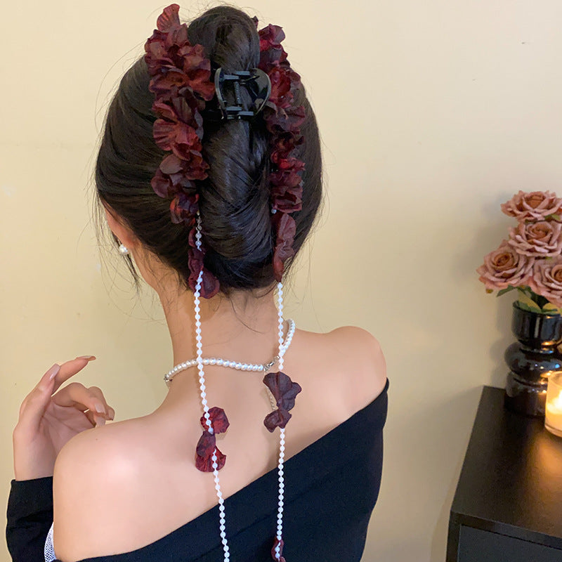 Realistic Lily Flower Hair Claw Clip - view 9