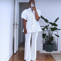 Office Bubble Sleeve 2-Piece Set