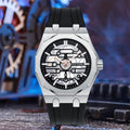 Item Time Overseas Mens Watch Mechanical Cutout Quartz Men Watch Sports Waterproof Watch Men Niche Watch