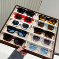 Overseas Western Square Premium Sunglasses Retro Sunglasses Small-Frame New Simple Fashionable Unisex Glasses