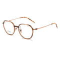 Kalin Style of Ultra-Light 7.1g Korea Feather Titanium Oval Round Small-Frame L9116Y Influencer Frame Lens Compatible Wholesale