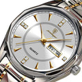 Swiss Brand New Trendy Mens Watch Waterproof Tungsten Date Quartz Watch Live Bestseller Drop Ship