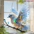 Hot selling beautiful bird acrylic living room courtyard pendant holiday scene decoration pendant gift