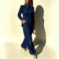Casual Fashion High Waist Pants + Top Set