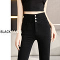 Women's Slim Fit Black Magic Leggings