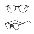 Retro Round Glasses Frame Overseas Unisex Fashionable Anti-Blue Bare Face Wear Jewelry Glasses Contrast Stud Frame