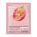 facial mask 25g sadoer plant fruit facial mask sheet foreign trade live broadcast skin care products
