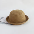 children's small curly brim straw hat korean version new cartoon animal shape hat baby men and women