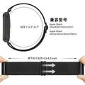 For appleiwatch Band Double-Sided Slant Pattern Adjustable Stretch Single Row Apple Nylon Woven Huawei GT6