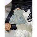 Summer New Chinese Sun-Protection Lightweight Loose Cardigan + Vest + Camisole + Skirt 2-Piece Set