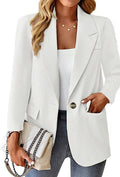 Women's Casual Fashion Lapel Collar Fitted Blazer 2026 - Black