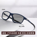 Light Feel Photochromic Prescription Glasses Ultra-Light With Rx Fashionable Overseas Anti-Blue Plano Outdoor Sports Prescription Sunglasses