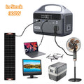 solar generator LiFePO4 220v 110v Battery Replaceable 300w