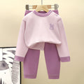children's velvet suit autumn and winter new home clothing boys' autumn clothes and autumn pants sui