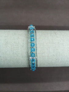 French Multi-Layer Zircon Cuff Bracelet - view 9