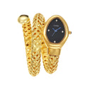 Overseas Bestseller Export Watch In Stock Supply Woven Cross Band Snake Head Bangle Watch Women Light Luxury Niche