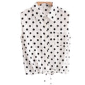 Women's Summer French Luxury Sleeveless Lapel Collar Tie-Front Waist-Tie Shirt 2026 - White