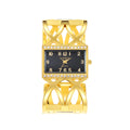 2025 New 4th Square Cross CANSNOW Bangle Watch Rhinestone Small 4th Square Quartz Women Bracelet Watch Overseas Watch