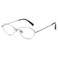 Beesfen 30920Y Premium Bare Face Book Nerd Glasses Clear Cold Feel Ultra-Light Pure Titanium Cat-Eye Glasses Frame Wholesale