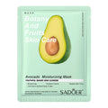 facial mask 25g sadoer plant fruit facial mask sheet foreign trade live broadcast skin care products