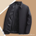 on behalf of spring and autumn coats, middle-aged and elderly men's lapel jackets, autumn dad and el