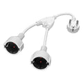 34CM16A German standard European standard male to female power cord one to two sockets Ac plastic wire
