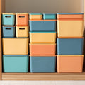 storage box household large clothing storage box student dormitory debris sorting box plastic large