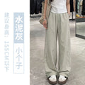 american quick-drying overalls for women 2026 summer thin loose high-waist casual wide-leg sports pa