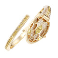 2026 Style Cross-Border Bestseller Rhinestone Snake Head Bangle Watch Western Southeast Asia Bestseller Supply Womens Watch Wholesale