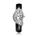 Vintage Unique-Shaped Watch Men Melted Twisted y2k Unique-Shaped Men Fashionable Premium ins Niche Design Quartz Watch