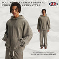 ARTIE Fall/Winter American Retro 430G Washed Distressed Hoodie
