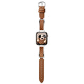 Fits Apple watchs11 Watch Band New Metal Bangle Lychee Texture Spliced Leather s10 / 9 / 8 Wrist Strap Women