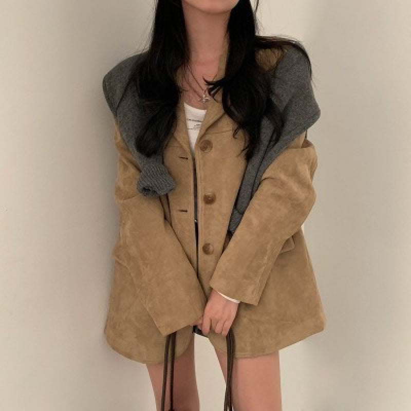 Women's Retro Elegant Blazer 2026 - Caramel
