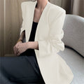 Women's Spring Korean Casual Blazer 2026 - Coffee