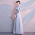 宴会晚礼服2026新款中式立领长年会主持人声乐艺考礼服东南亚货源
