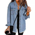 Women's Fall-Winter Hem Shirt + Jacket 2026 | Trendy Jacket - Black