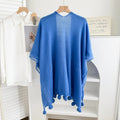 Women's Summer Hollow-Out Fringe Sun-Protection Lightweight Cardigan + Shawl + Top 20 - White