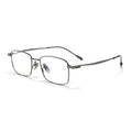 Beesfen 132 Width Small-Frame High Count Prescription Glasses Men Small Face Frame Ultra-Light Pure Titanium Frame