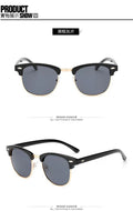 3016 Polarized Sunglasses Western Style Retro Men UV-Proof Trendy Women Stud Sunglasses Wholesale Glasses