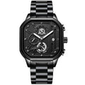 Swiss Brand Waterproof Multifunction Fashionable Mens Watch Steel Band Quartz Watch Live Export Bestseller Drop Ship