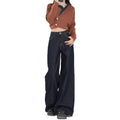 Fall Casual High Waist Drapey Loose Wide Leg Pants