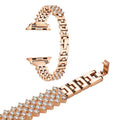 Fits iwatch8-1 Third Gen Exquisite Starry Sky Rhinestone Metal Apple Band Honeycomb Band Premium