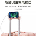 新款前开盖多功能行李箱女男可用拉杆箱28万向轮商务密码箱耐用