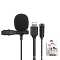 Lavalier microphone eating and broadcasting sound card mini microphone mobile phone live broadcast karaoke interview recording noise reduction lavalier microphone