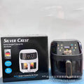Stainless Steel 8L Air Fryer - Touch Screen with Viewing Window