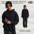 ARTIE Fall/Winter American Retro 430G Washed Distressed Hoodie