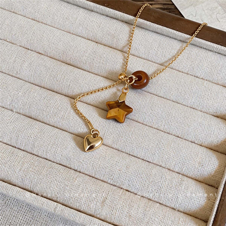 Korean Star Pendant Adjustable Necklace - view 4